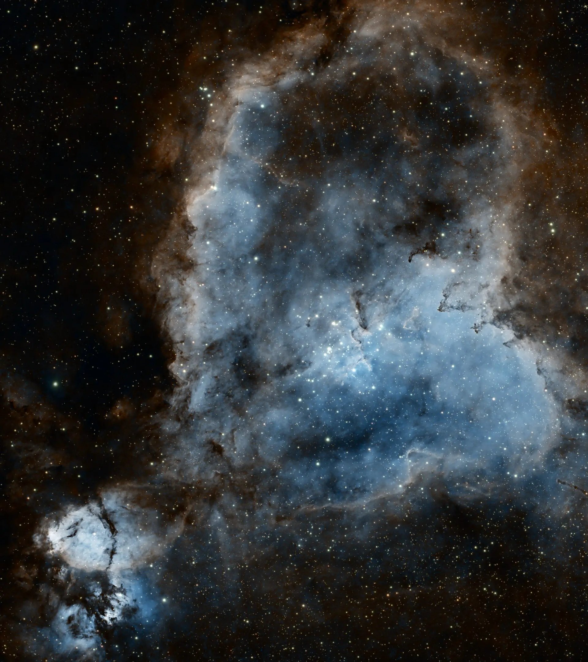 Heart Nebula Emission Nebula in Cassiopeia